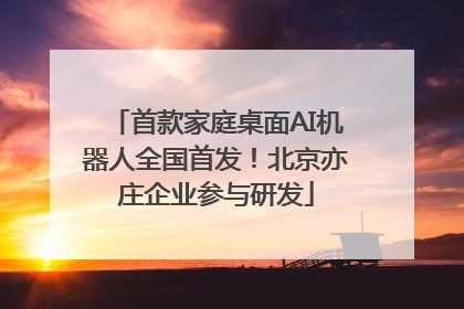 首款家庭桌面AI机器人全国首发！北京亦庄企业参与研发