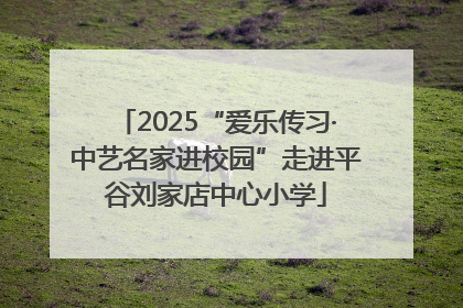 2025“爱乐传习·中艺名家进校园”走进平谷刘家店中心小学