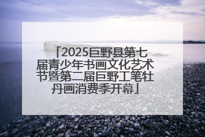 2025巨野县第七届青少年书画文化艺术节暨第二届巨野工笔牡丹画消费季开幕