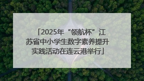 2025年“领航杯”江苏省中小学生数字素养提升实践活动在连云港举行