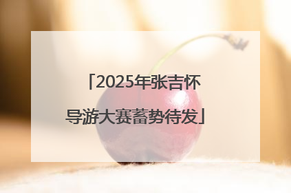 2025年张吉怀导游大赛蓄势待发