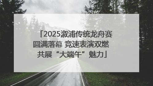 2025溆浦传统龙舟赛圆满落幕 竞速表演双燃 共展“大端午”魅力