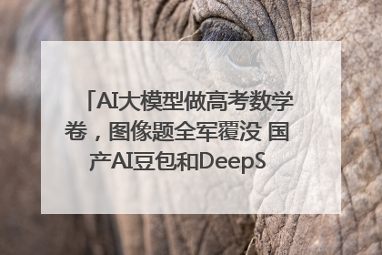 AI大模型做高考数学卷，图像题全军覆没 国产AI豆包和DeepSeek均得分144